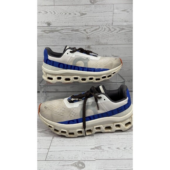 Other - On Running Cloudmonster Frost White Blue Cobalt Mens US 8.5 Athletic Shoes #441